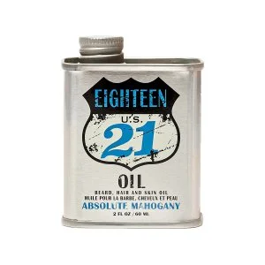 18.21 Man Made Beard, Hair & Skin Oil Absolute Mahogany multifunktionel olie til skæg