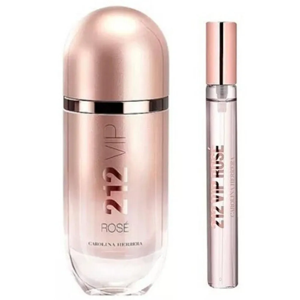 212 VIP Rosé 80 ml + EDP MINI Eau de Parfum til kvinder 10 ml