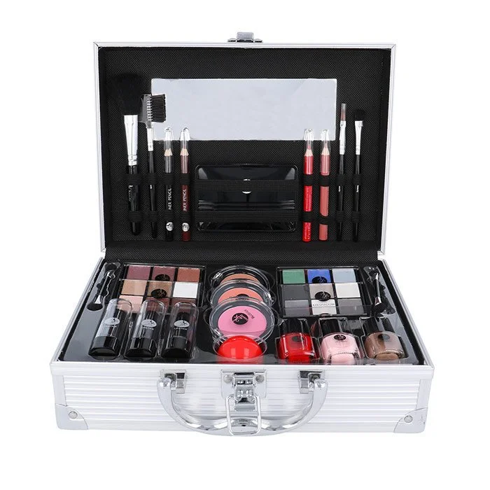 All About Beauty komplet makeup-palette i kosmetikkuffert