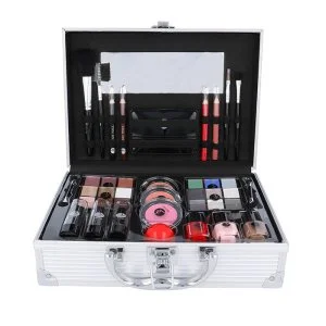 2K All About Beauty komplet makeup-palette i kosmetikkuffert