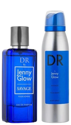 2PC G/S JENNY GLOW Savage 50 ML + Kropsspray