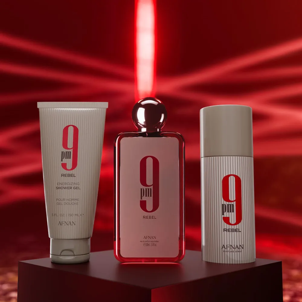 9 pm Rebel 100 ml + kropsspray 150 ml + SG eau de parfum unisex