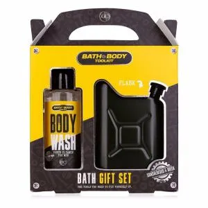 Accentra Bath Body Toolkit Badegave Sæt Shower Gel 100 ml + Flaske 115 ml