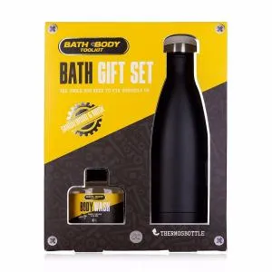 Accentra Bath Body Toolkit Bath Gavesæt Shower Gel 140 ml + Termoflaske