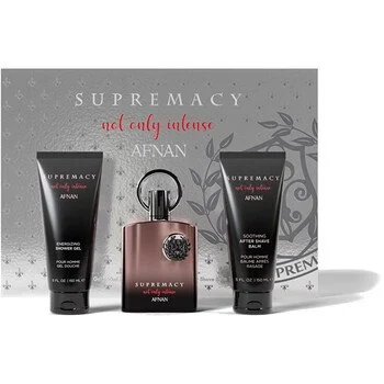 Supremacy Not Only Intense gavesæt 100 ml + showergel 150 ml + aftershavebalm parfumeekstrakt til mænd