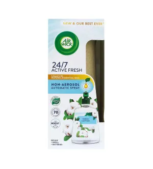 Air Wick Active Fresh Frisk bomuld automatisk luftfrisker 228 ml