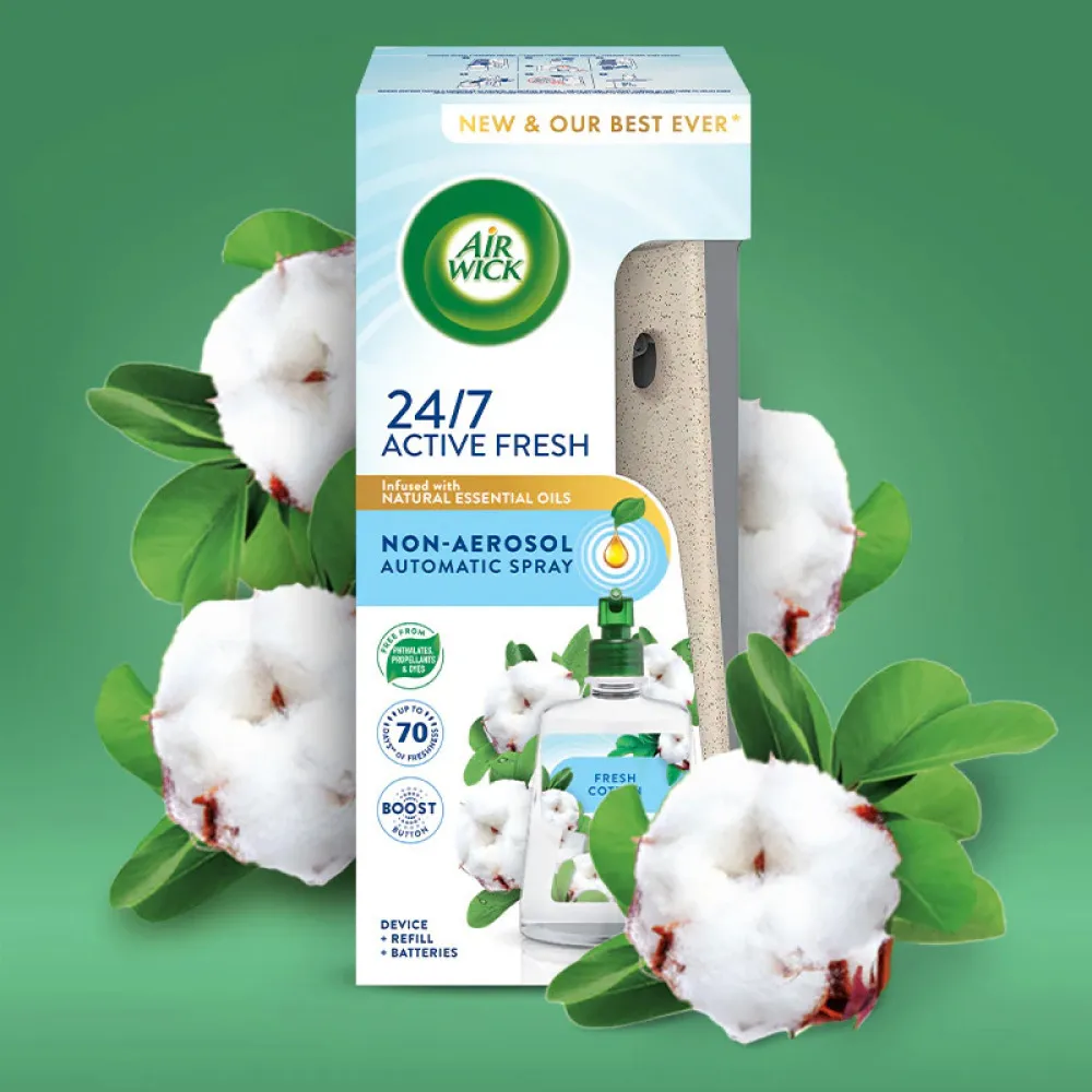 Active Fresh Frisk bomuld automatisk luftfrisker 228 ml