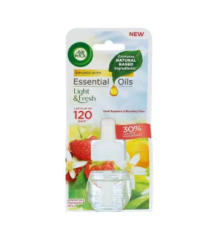 Air Wick Hindbær og Citrusblomster flydende refill til elektrisk luftfrisker til mænd