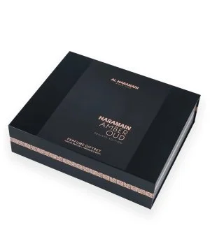 Al Haramain Amber Oud Private Edition gavesæt unisex Eau de Parfum 75 ml + Eau de Parfum 30 ml + body mist