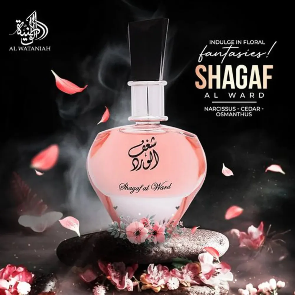 Shagaf Al Ward parfumeret vand til kvinder 100 ml