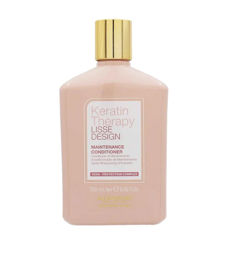 Milano Keratin Therapy Lisse Design skånsom balsam til glans og blødhed i håret 250 ml