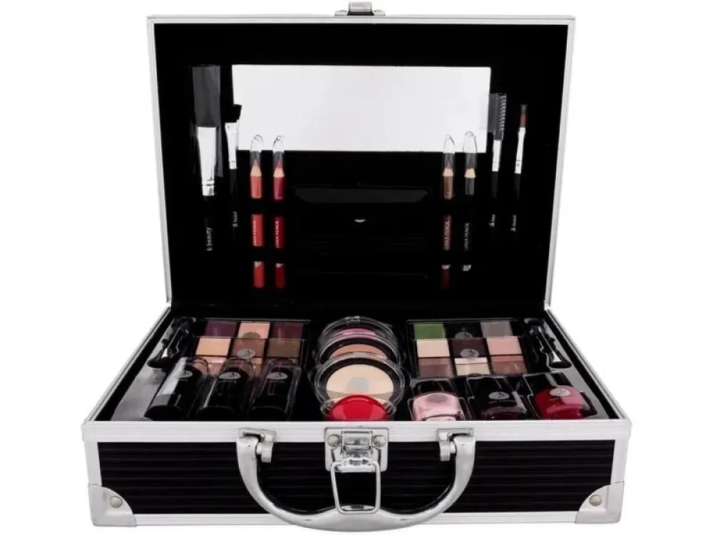 All About Beauty Black Case Komplet Makeup-palette
