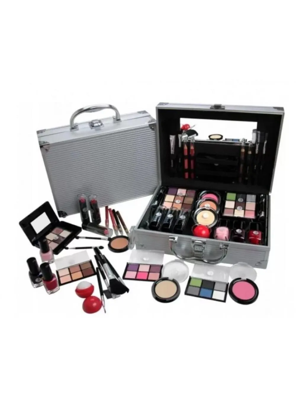 All About Beauty Black Case Komplet Makeup-palette