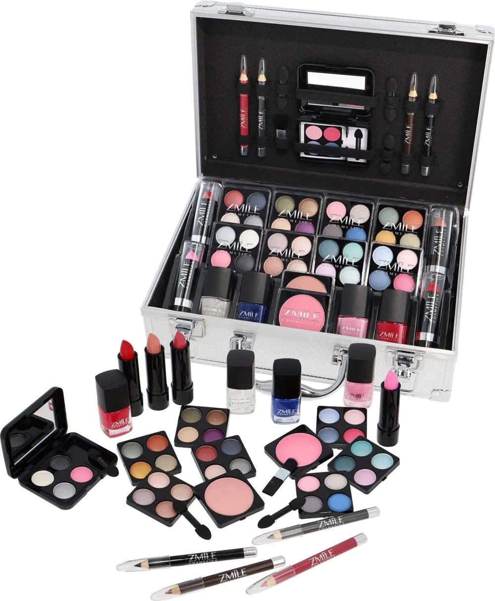 All About Beauty komplet makeup-palette i kosmetikkuffert