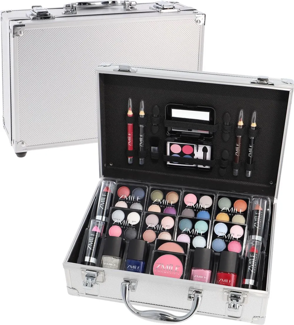 All About Beauty komplet makeup-palette i kosmetikkuffert