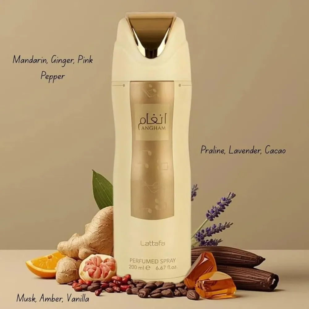 Angham deodorantspray unisex 200 ml