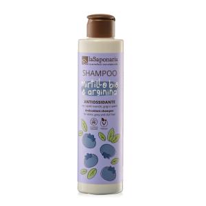 Antioxidant shampoo til gråt hår med BIO-blåbær og arginin 200 ml