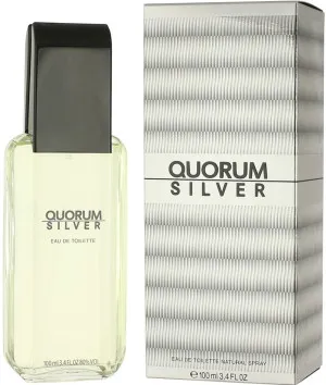 Antonio Puig Quorum Silver eau de toilette 100 ml til mænd
