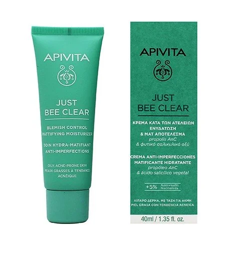 Just Bee Clear Blemish Control Mattifying Moisturizer fugtgivende ansigtscreme med niacinamid 40 ml