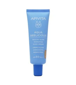 Apivita Aqua Beelicious Fluid Cream tonet fugtighedscreme SPF 30