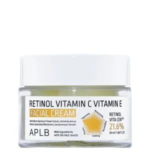 APLB Anti-age ansigtscreme med retinol, vitamin C og vitamin E