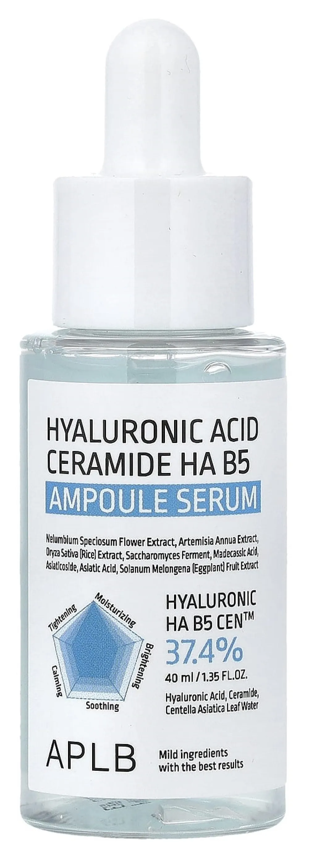 Hyaluronsyre Ceramid Ha B5 ampulserum fugtgivende ampulserum 40 ml