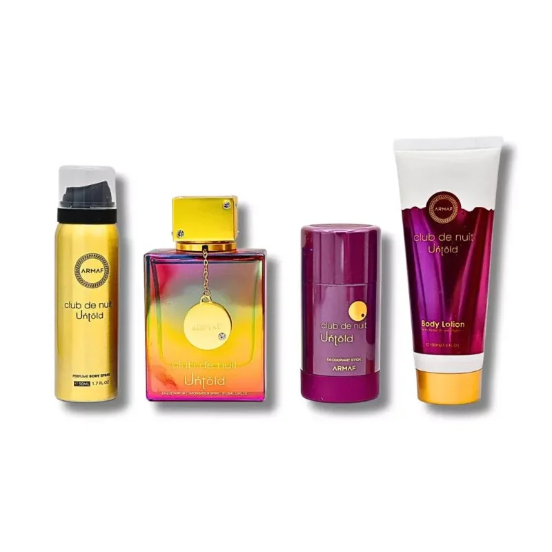 Club de Nuit Untold Sæt - Eau de Parfum 105 ml + bodyspray 50 ml + deostick 75 g + bodylotion 100 ml