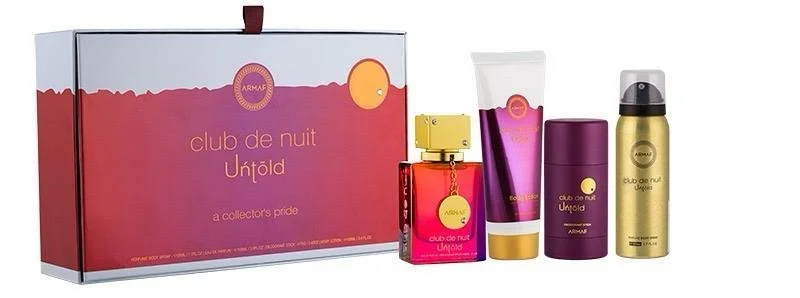 Club de Nuit Untold Sæt - Eau de Parfum 105 ml + bodyspray 50 ml + deostick 75 g + bodylotion 100 ml