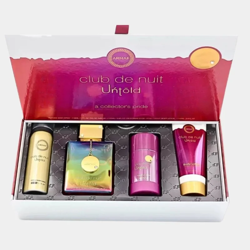 Club de Nuit Untold Sæt - Eau de Parfum 105 ml + bodyspray 50 ml + deostick 75 g + bodylotion 100 ml