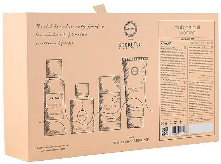Club de Nuit Woman SÆT - 30 ml + hårmist 55 ml + deostick 75 g + håndcreme 50 ml Eau de Parfum