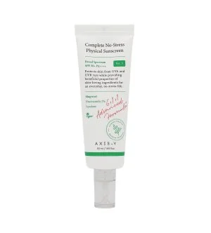 Axis-y Complete No-Stress Physical Sunscreen V.3 mineralsk solcreme SPF 50+ PA++++