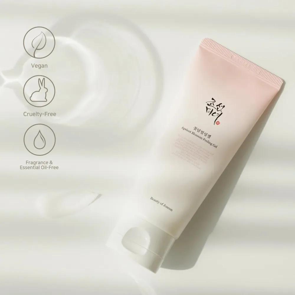 Apricot Blossom Peeling Gel skånsom ansigtspeeling 100 ml