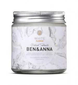 Ben & Anna Whitening tandpasta med fluorid (100 ml) - med kamille og salvie