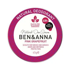 Ben & Anna Pink Grapefruit Cream Deodorant (45 g)