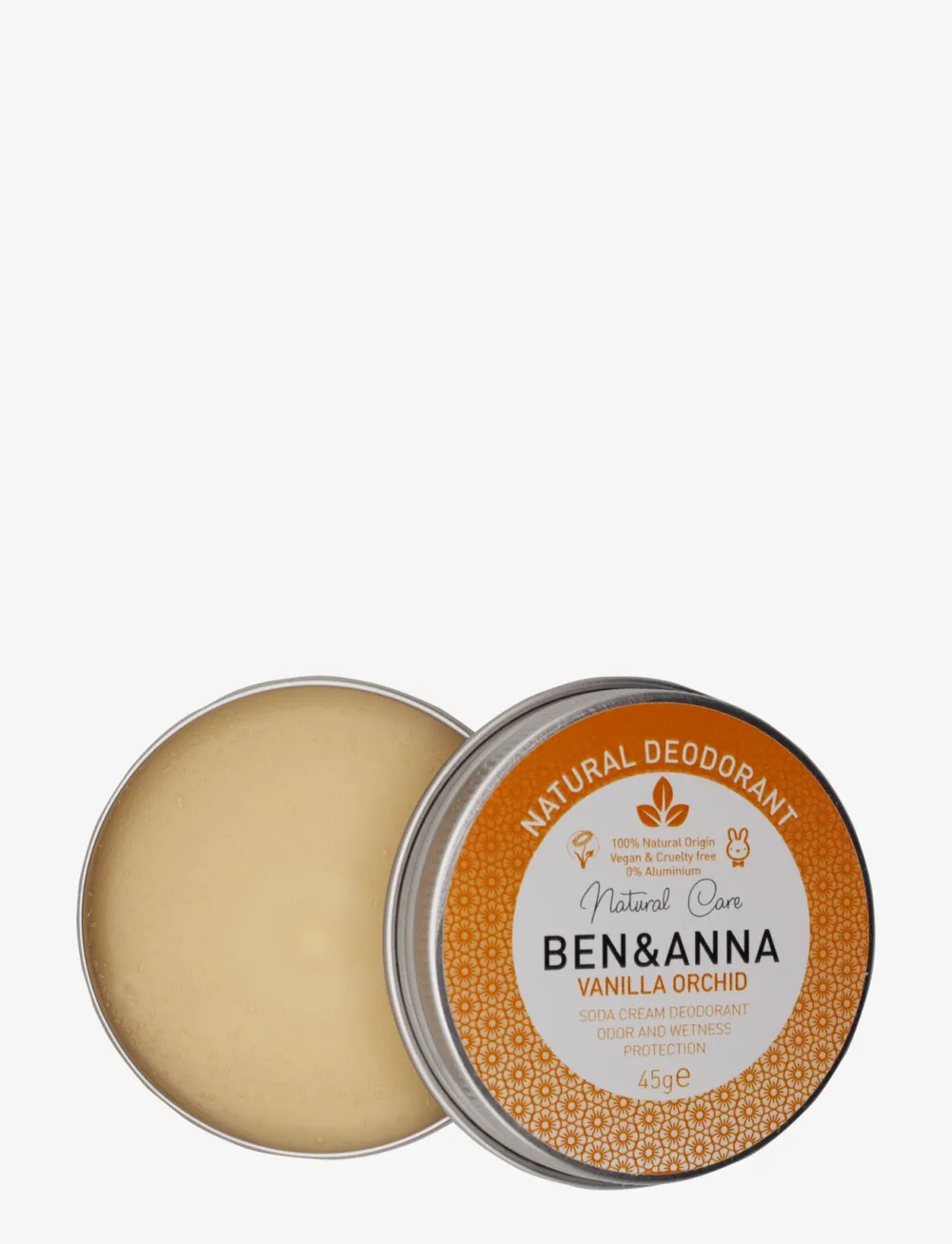 Ben & Anna Vanilla Orchid Cream Deodorant (45 g)