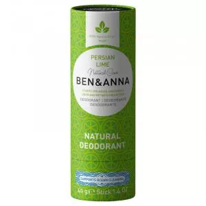 Ben & Anna Deodorant i fast form (40 g) - Persian lime