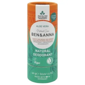 Ben & Anna Fast deodorant uden parfume (40 g) - Aloe Vera - til sensitiv hud