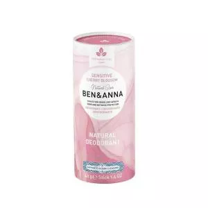 Ben & Anna Sensitive Solid Deodorant (40 g) - Cherry Blossom - uden bagepulver