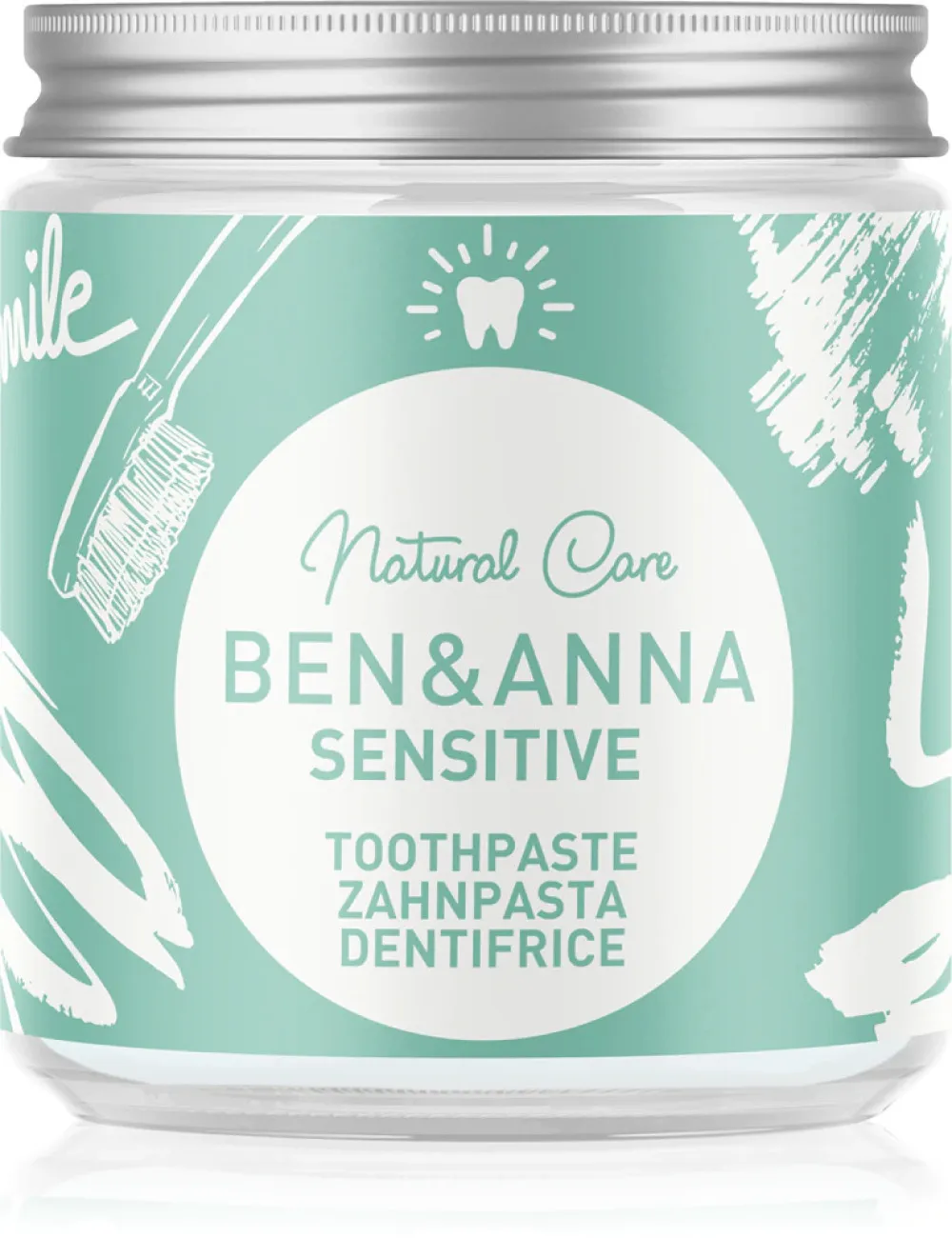 Ben & Anna Tandpasta til følsomme tænder Sensitive (100 ml)