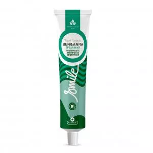 Ben & Anna Fluortandpasta (75 ml) - Spearmint - med frisk mynte