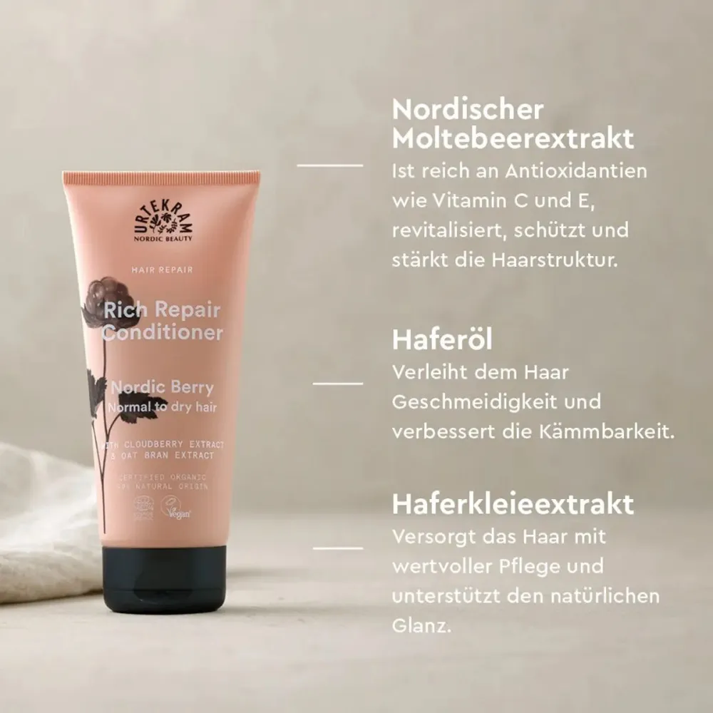 Urtekram Økologisk balsam med nordiske bær 180 ml