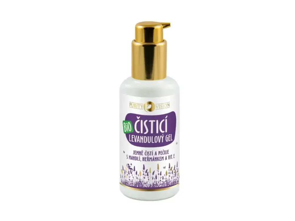 Purity Vision Økologisk lavendelrensningsgel med mandel, kamille og vit. E 100 ml