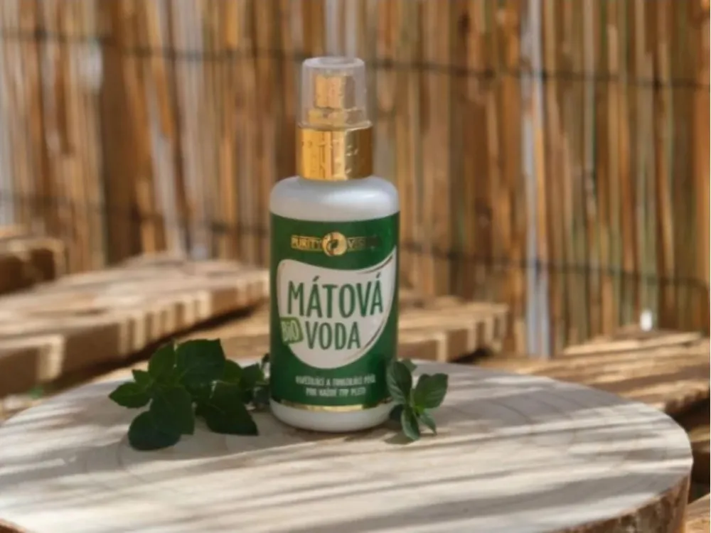 Purity Vision Økologisk pebermyntevand 100 ml