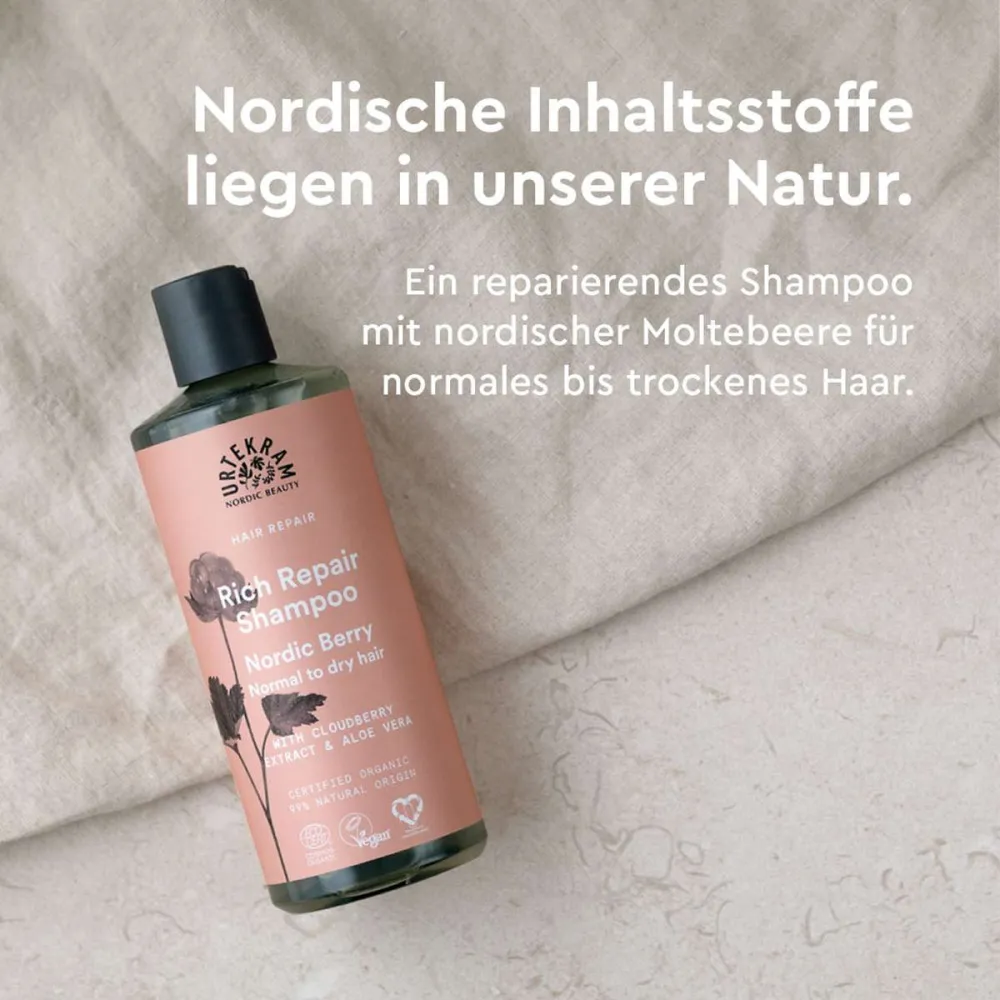 Urtekram Økologisk shampoo med nordiske bær 500 ml