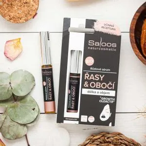 Saloos Bio øjenvippe- og øjenbrynsserum 7 ml