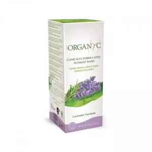 Organyc Bio shower gel til følsom hud og intimhygiejne med lavendel, 250 ml