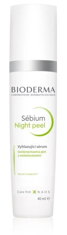 Sébium Night Peel eksfolierende natserum mod hudens urenheder 40 ml