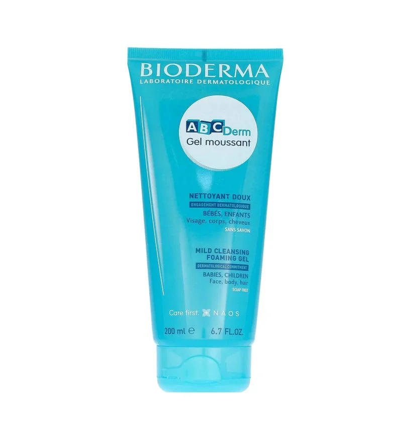 ABCDerm Gel Moussant mild rensegel til børn 200 ml