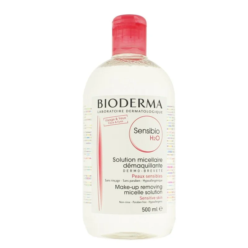 Sensibio H2O rensende og makeupfjernende micellært rensevand 500 ml