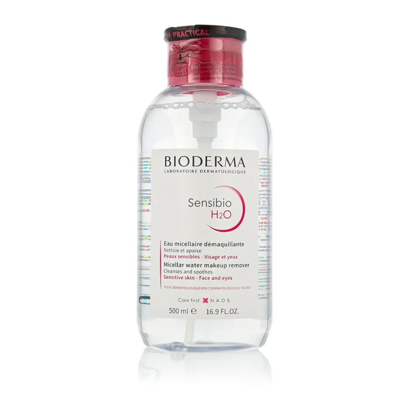 Sensibio H2O rensende og makeupfjernende micellært rensevand 500 ml